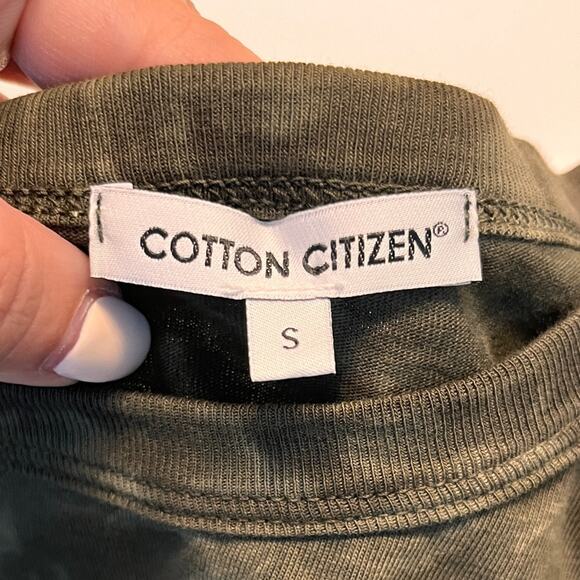 Cotton Citizen Lisbon Tie Dye Long Sleeve Drawstring Mini Dress Small - Picture 6 of 10